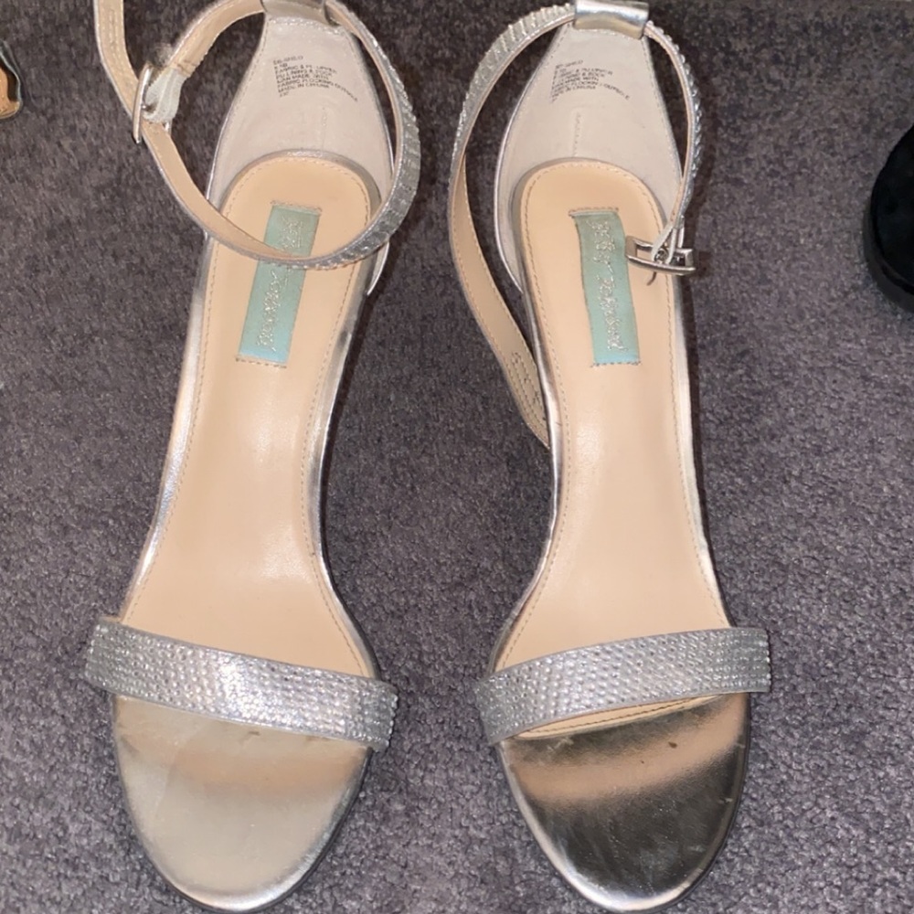 Betsy Johnson Beaded Heels